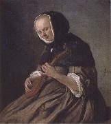 Jan Steen Woman Playing the cittern Germany oil painting artist